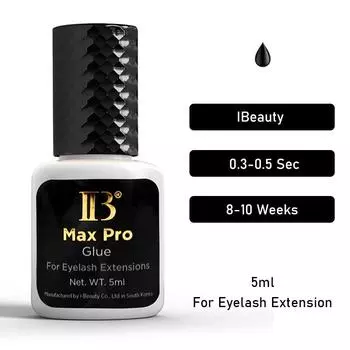 Клей для наращивания ресниц IB Eyelash Extension Glue IBeauty Glue Max Pro Individual Fast Drying Makeup Tool Adhesive 5ml Beauty Health Shop