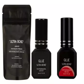 Клей для наращивания ресниц Клей для наращивания ресниц Клей для наращивания ресниц Максимальная прочность наращивания, 5 мл One Size чёрный