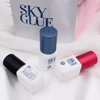 Клей для наращивания ресниц SKY S Plus Adhesive Blue Red Black Cap 5мл