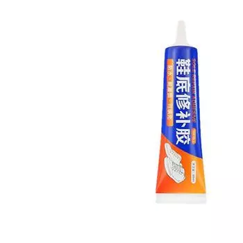 Клей для подошвы Клей для ремонта обувиСильный клейСмола Мягкий Твердый АдгезивКлей для обуви Царапины Отверстия Трещины 60m чёрный