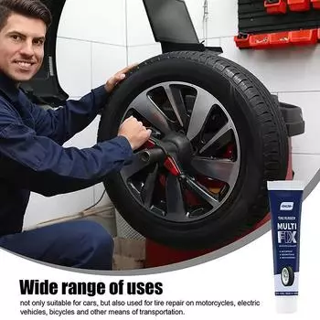 Клей для ремонта мотоциклов и велосипедов, черный, 50 мл, универсальный многофункциональный клей для ремонта автомобильных шин, для ремонта трещин на внешней стенке шины