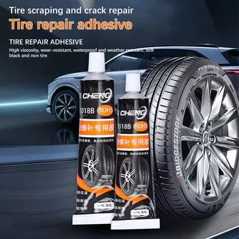 Клей для ремонта шин, водостойкий и устойчивый к высоким температурам, черный герметик, водостойкий и устойчивый к высоким температурам ремонтный клей