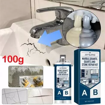 Клей для ремонта трещин, прочное связующее вещество для ремонта плитки, клей Strength AB для ванны, мраморной мебели, туалета, кухонной раковины