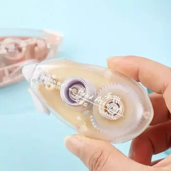 Клей для рукоделия, креативный декор для скрапбукинга, клейкая лента, диспенсер в горошек, ролик, офисные принадлежности, двухсторонний клей синий