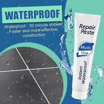 Клей для стекла, водонепроницаемый ремонтный клей, клей для красоты, клей для швов, многофункциональный клей для стекла, прозрачный фарфоровый клей для белого стекла 100g