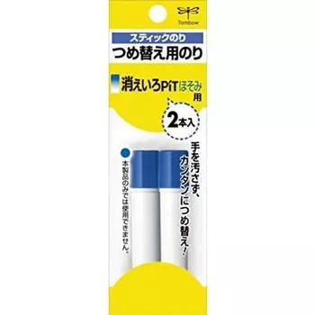 Клей-карандаш Tombow Pencil Stick Disappearing Pit Hosomi Refill 2 шт. 2 шт. PR-PC2P [3 шт.]