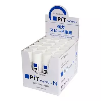 Клей-карандаш Tombow PiT High Power N Size 20 шт. (Сильный/быстрый клей) (22g) ПТ-НП-20П