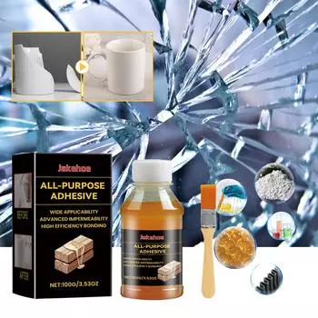 Клей Сильный сварочный быстросохнущий клей естественного отверждения пластиковый металл-стекло сильный клей 100 мл One Size