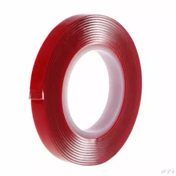 Клейкая лента Акриловая монтажная лента Клейкая наклейка Двусторонняя клейкая нано-лента Двусторонняя лента 8mm