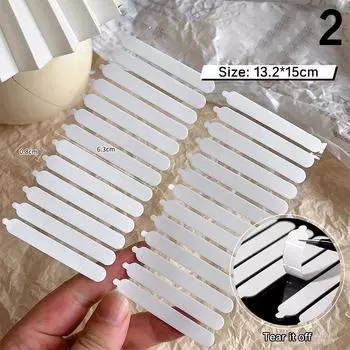 Клейкая лента для ногтей, накладные ногти, демонстрационный стенд, клей, двухсторонний, наклеенный, практическое шоу, квадратный, круглый, сильный липкий клей, наклейка 2