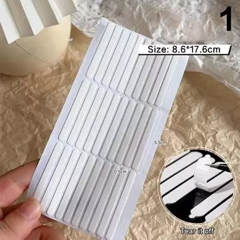 Клейкая лента для ногтей, накладные ногти, демонстрационный стенд, клей, двухсторонний, наклеенный, практическое шоу, квадратный, круглый, сильный липкий клей, наклейка 1