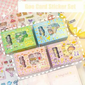 Клейкая наклейка для дневника в штучной упаковке Goo Card Guka Набор наклеек DIY Наклейка для журнала Декоративные наклейки