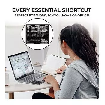 Клейкая наклейка с ярлыками клавиш для ПК с ОС Windows для ПК, ноутбука, рабочего стола