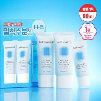 [Клейкая влага] Cellfusion C Aquatica Sunscreen 35 мл 1+1+20 мл, ограниченный выпуск
