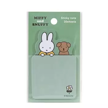 Клейкая записка Miffy зеленая MF781A