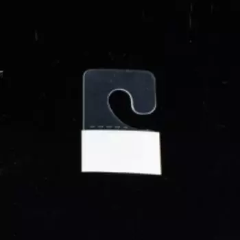 Клейкие бирки для подвешивания ПЭТ-дисплеи Бирки для деловых магазинов Крючок для розничной торговли