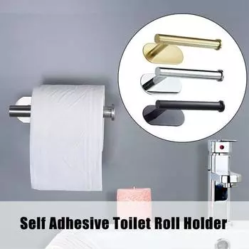 Клейкий крючок, настенная полка для хранения, аксессуары для ванной комнаты, держатель для туалетной бумаги, держатель для туалетной бумаги