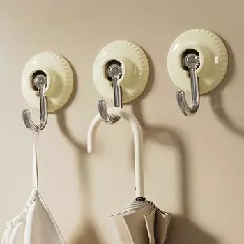 Клейкий настенный крючок, тканевый крючок для пальто, дверной крючок для ванной комнаты, водонепроницаемые крючки для подвешивания держателя для полотенец, кухонный крючок для домашнего хранения белый