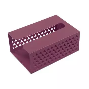 Клейкий настенный полый пластиковый держатель для салфеток, чехол для коробки с салфетками для гостиной, кухни бордовый