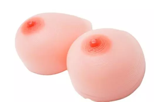 Клейкий силиконовый бюст E чашка искусственная грудь SBBR12r M.J.Original 1,2 кг