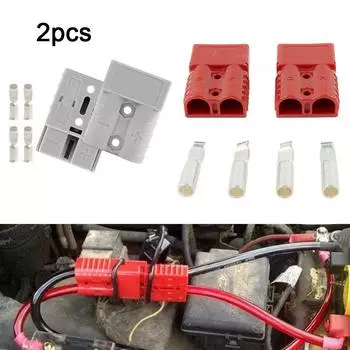 Клемма 0-2AWG 107,8x67,4x33,5 мм, 2 шт., кабель обжатый