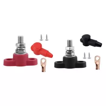 Клеммная колодка M10 заменяет запасную часть для автомобиля, лодки, катера красный