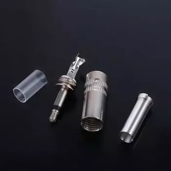 Клеммы для проводов Разъем для наушников 3,5 мм Стереоразъем 3,5-мм Адаптер для разъема 3,5 мм Разъем для наушников 2pcs