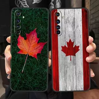 Кленовый флаг Канады любовь футбол для Realme GT Neo 2 3 чехол для телефона Realme 9 8 5G 7 6 GT2 Pro Plus 9i 8i C21Y C3 C11 C25 C35 чехол Realme 8 5G