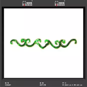 Клещ Кот Длинная Геометрическая Ткань Наклейка Цветок Многоцветный Исторические Костюмы Сценическая Одежда Аксессуары Золотая И Серебряная Шелковая Вышивка Цветочная Нашивка C05187