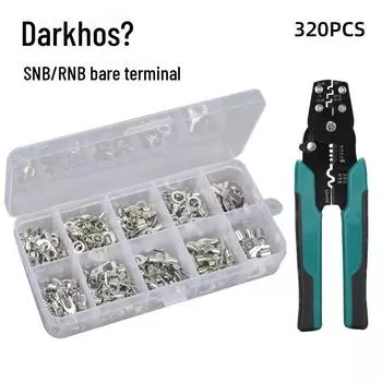 Клещи для обжима холоднопрессованных оголенных клемм для медных проводов SNB/RNB № 320PCS