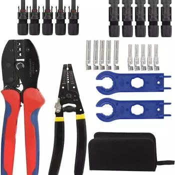 Клещи для обжима клемм солнечных разъемов LY-2546B Комплект плоскогубцев для обжима фотоэлектрических систем