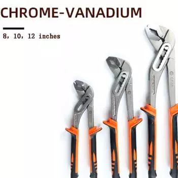 Клещи для водяных насосов Многофункциональные универсальные гаечные ключи Открытые клещи для труб Ручные инструменты с широкими губками Плоскогубцы для ремонта сантехники Инструменты