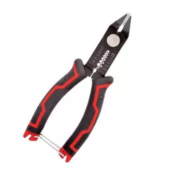Клещи для зачистки проводов 6 дюймов Многофункциональные электрические плоскогубцы Многофункциональные электрические плоскогубцы Твердые кусачки для проводов Многоцелевые красный