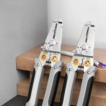 Клещи для зачистки проводов электрика с функциями обжима и резки Single Use Alloy Steel
