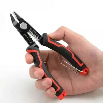 Клещи для зачистки проводов Автоматические кусачки для зачистки кабелей Обжимка проводов Инструменты для ремонта электрика Инструмент для зачистки проводов Ручные инструменты