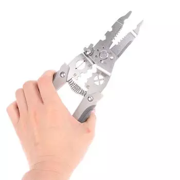 Клещи для зачистки проводов, предназначенные для электриков, многофункциональные клещи для зачистки проводов, противоскользящие клещи для обжима кабелей, инструмент