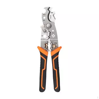 Клещи для зачистки проводов, стальной резак, инструмент электрика, обжимной инструмент для