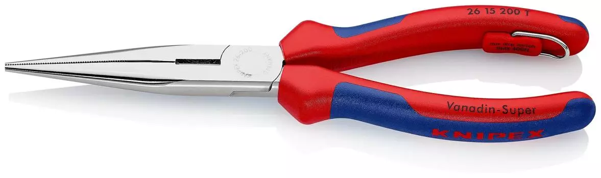 Клещи KNIPEX для предотвращения падений 2615-200TBK с длинными носами (BK)