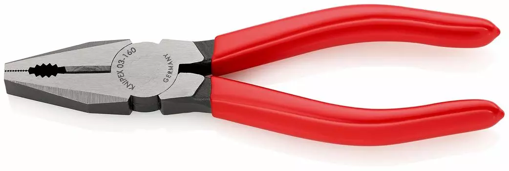 Клещи KNIPEX KNIPEX Можно резать мягкую проволоку Общая длина 160 мм проволока/твердая 0301-160