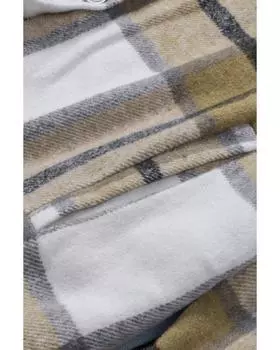 Клетчатая куртка Azura Exchange на пуговицах L хаки