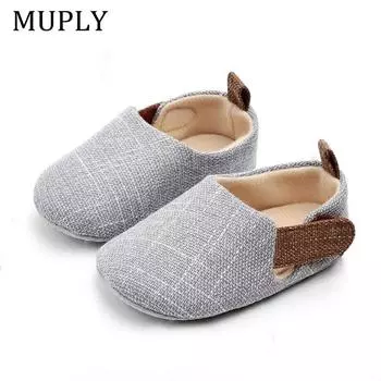 Клетчатая обувь для маленьких мальчиков и девочек, пинетки для новорожденных, классическая напольная обувь на подошве для детей 0–18 месяцев, Новое поступление, мягкие детские ходунки 11cm хаки