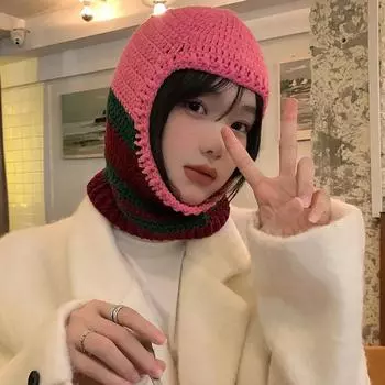 Клетчатая шапка ручной работы для девочек, весна-лето, солнцезащитная шапка рыбака, вязаная ажурная шерстяная шапка One size