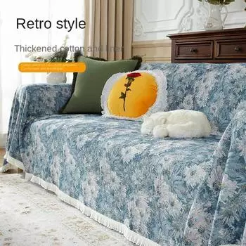 Клетчатое одеяло для скандинавских летних универсальных кроватей Ins Wind, диван-кровать, декоративное покрывало для дивана в стиле бохо, одеяло для пикника с кисточкой 180x130cm