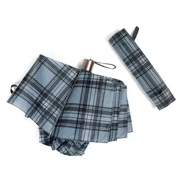 Клетчатый зонт, увеличенный двойной тройной очень большой решетчатый зонт, мужской женский деловой зонт, студенческий зонтик с десятью костями