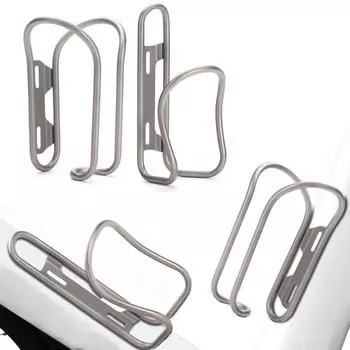 Клетка для бутылки с водой на велосипеде, легкий титановый сплав, универсальный горный велосипед, дорожный горный велосипед, держатель для стакана с водой, стеллаж для хранения, велосипедные аксессуары A