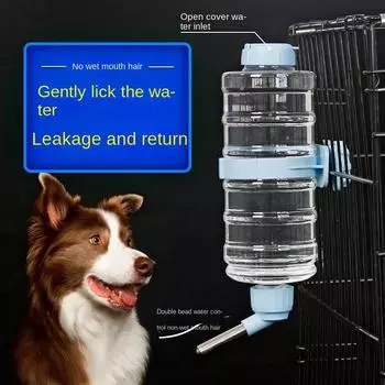 Клетка для домашних животных Автоматическая поилка для воды Кормушка для морских свинок Белок Кроликов Бутылка для питья Подвесная герметичная бутылка для воды Товары для домашних животных 473ml зелёный