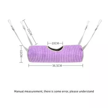 Клетка для хомяка Гамак Хорёк Туннель Теплая крыса Игрушка для маленьких животных Качели Подвесная кровать Гнездо Игрушка-убежище