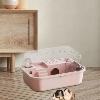 Клетка для хомяка Habitat с открывающимся верхом, прозрачный дышащий домик для маленьких животных для сахарных летающих мышей