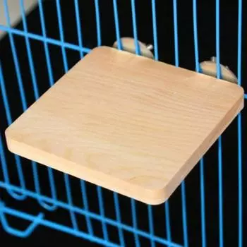 Клетка для хомяка Мыши Деревянные игрушки Жердочки для птиц Платформа Стойка для попугаев Товары для животных Деревянная подставка Платформа M