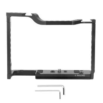 Клетка для камеры 70D 80D 90D из алюминиевого сплава, защитная видеоустановка с резьбой 14 38 дюймов